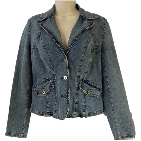 Tommy Hilfiger Jean Jacket Size Medium - Picture 1 of 6